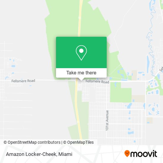 Amazon Locker-Cheek map