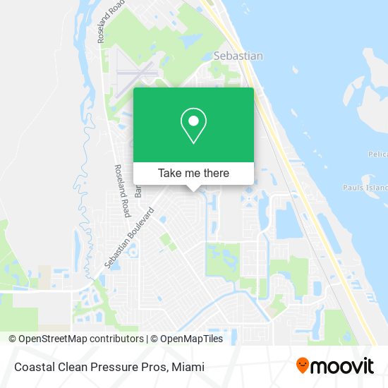 Coastal Clean Pressure Pros map