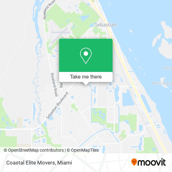 Coastal Elite Movers map