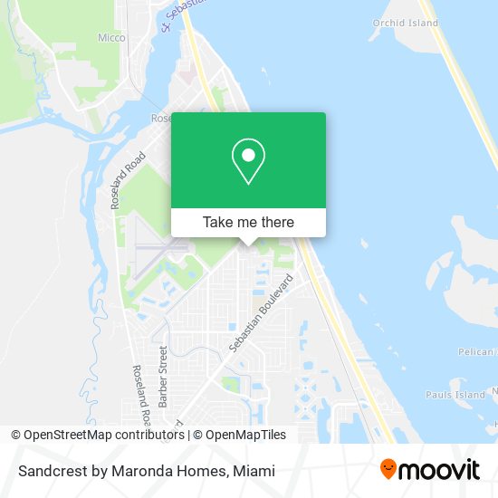 Mapa de Sandcrest by Maronda Homes