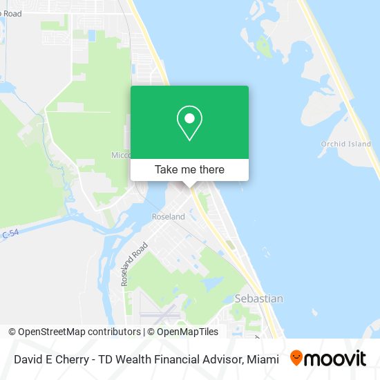 David E Cherry - TD Wealth Financial Advisor map