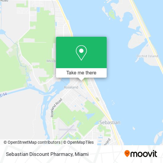 Mapa de Sebastian Discount Pharmacy