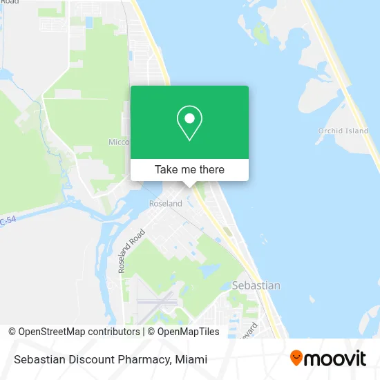 Sebastian Discount Pharmacy map
