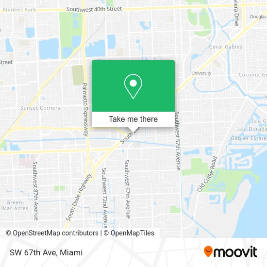 Mapa de SW 67th Ave