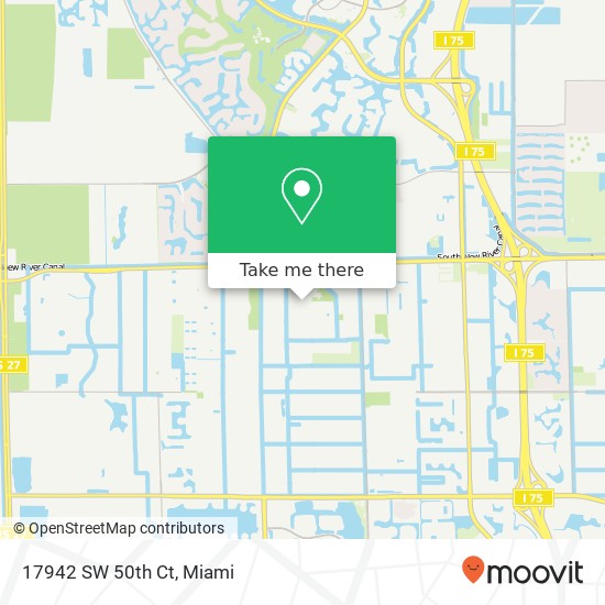 17942 SW 50th Ct map
