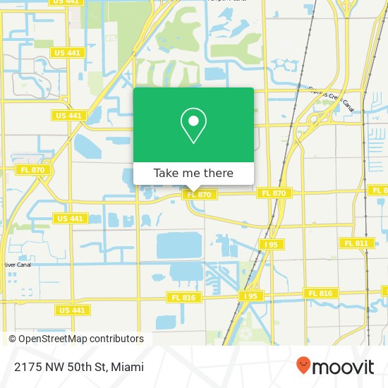 2175 NW 50th St map