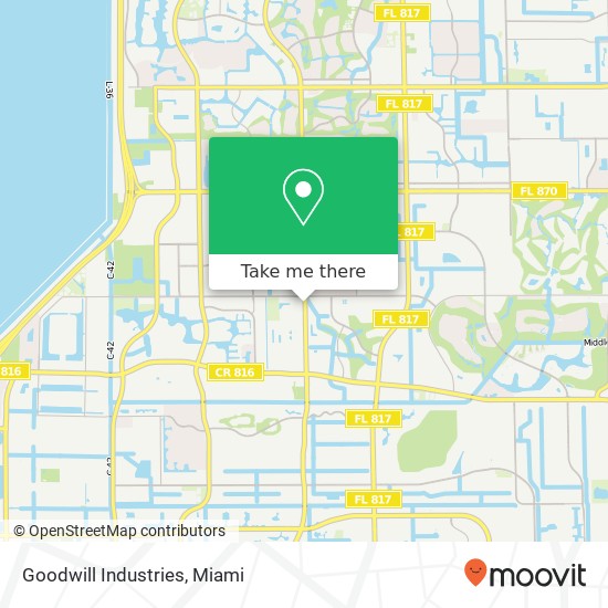 Goodwill Industries map