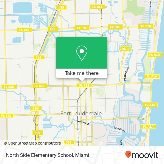 North Side Elementary School map