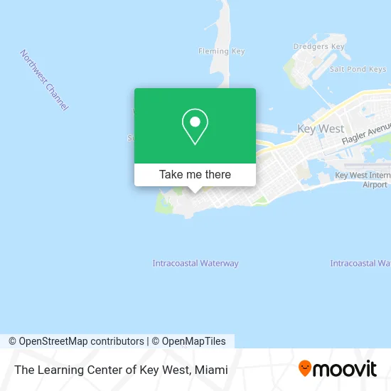 The Learning Center of Key West map