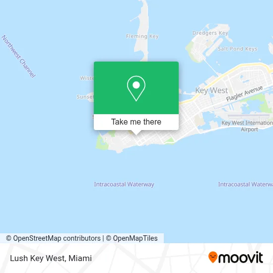 Lush Key West map