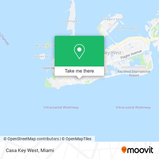 Casa Key West map