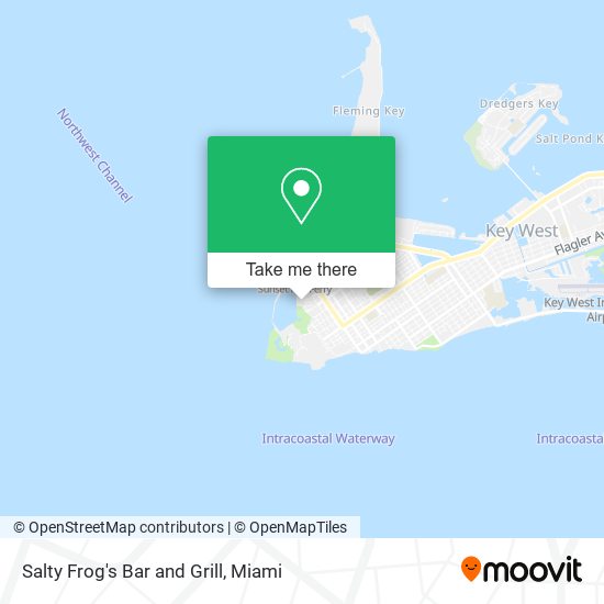 Mapa de Salty Frog's Bar and Grill