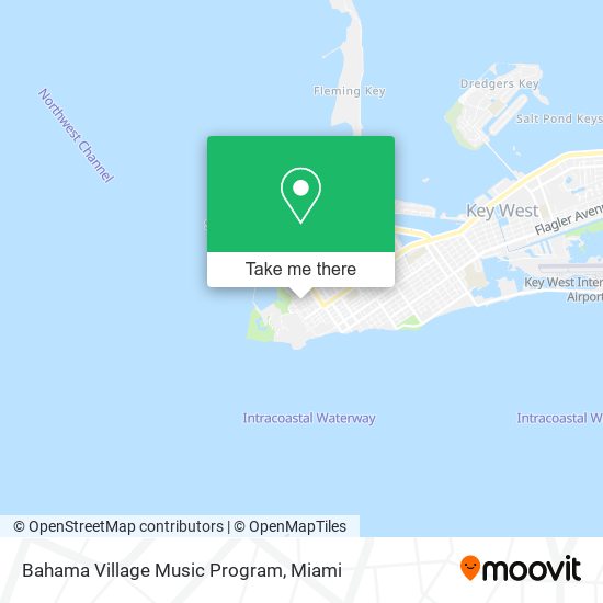 Bahama Village Music Program map