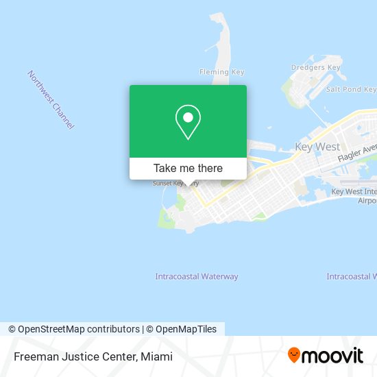 Freeman Justice Center map