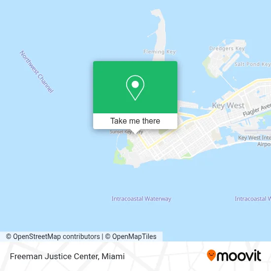 Freeman Justice Center map