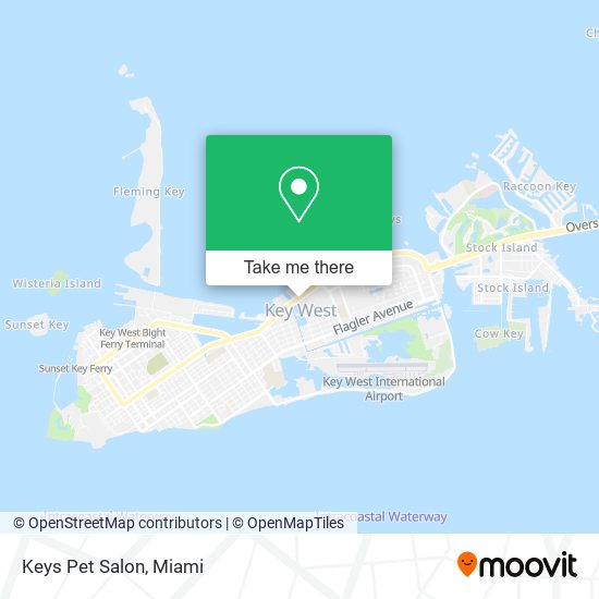 Mapa de Keys Pet Salon