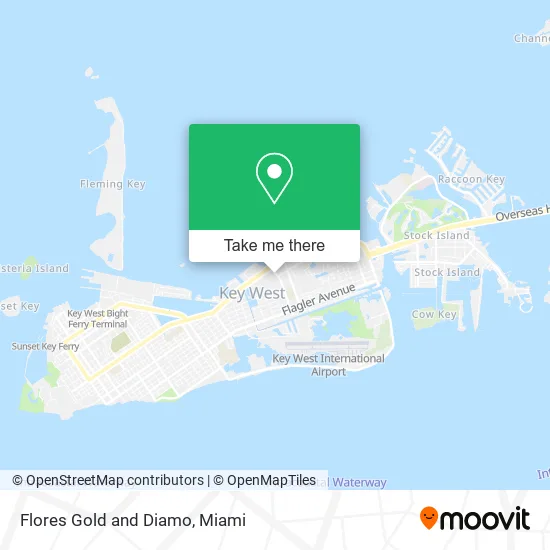 Flores Gold and Diamo map
