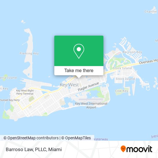 Mapa de Barroso Law, PLLC