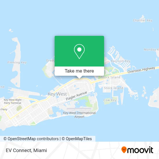 EV Connect map