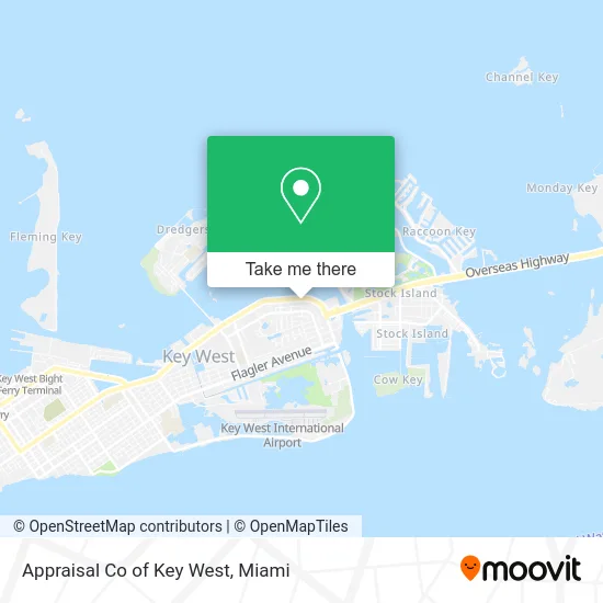 Appraisal Co of Key West map
