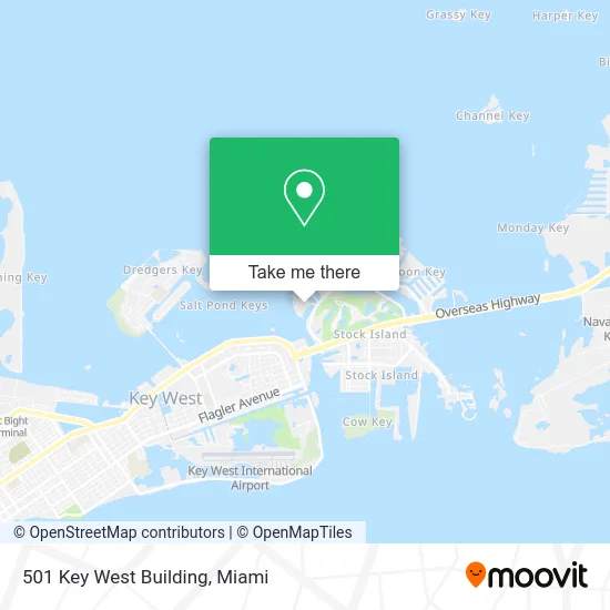 501 Key West Building map