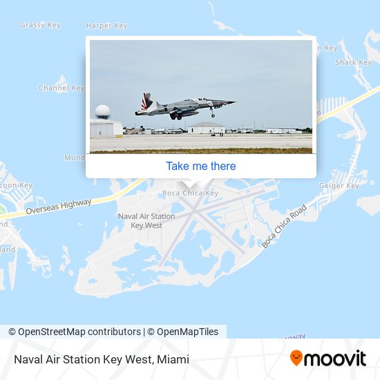 Naval Air Station Key West map