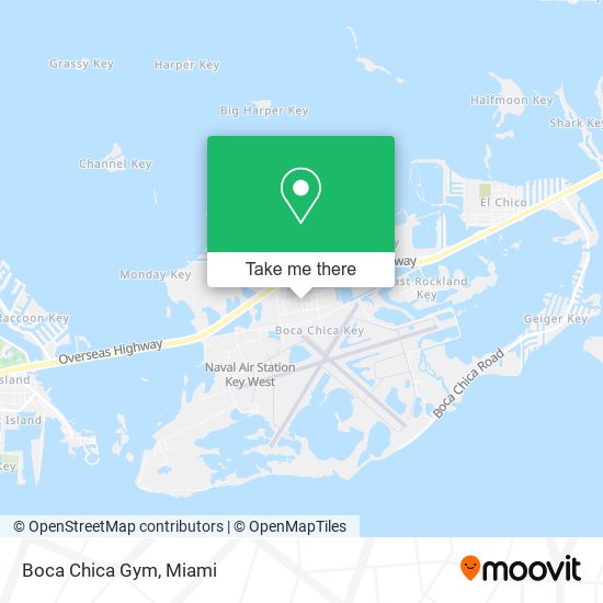 Boca Chica Gym map