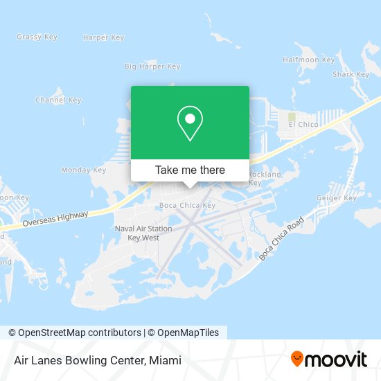 Mapa de Air Lanes Bowling Center