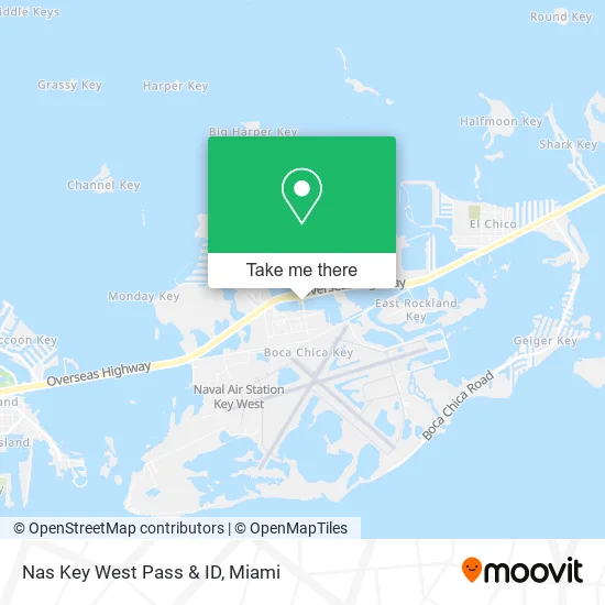 Nas Key West Pass & ID map