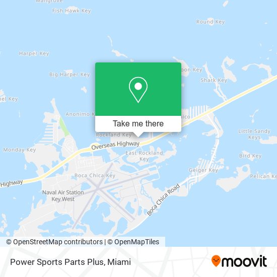 Mapa de Power Sports Parts Plus