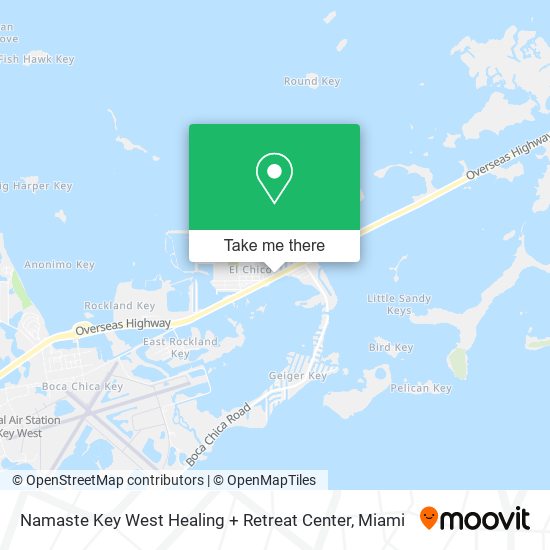 Mapa de Namaste Key West Healing + Retreat Center