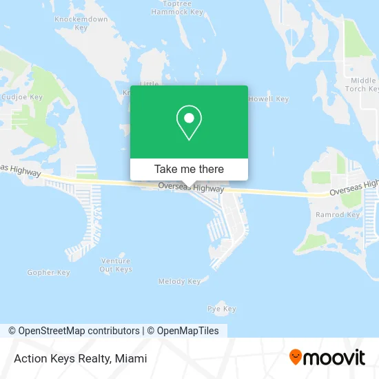 Action Keys Realty map