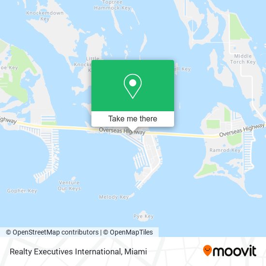 Realty Executives International map