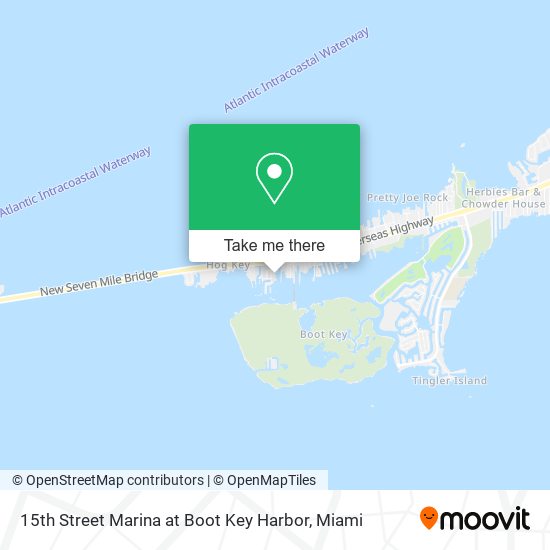 15th Street Marina at Boot Key Harbor map
