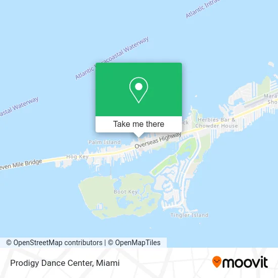 Prodigy Dance Center map