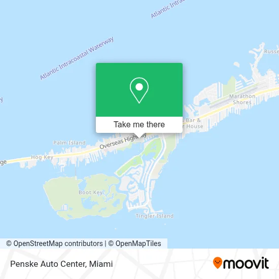 Penske Auto Center map