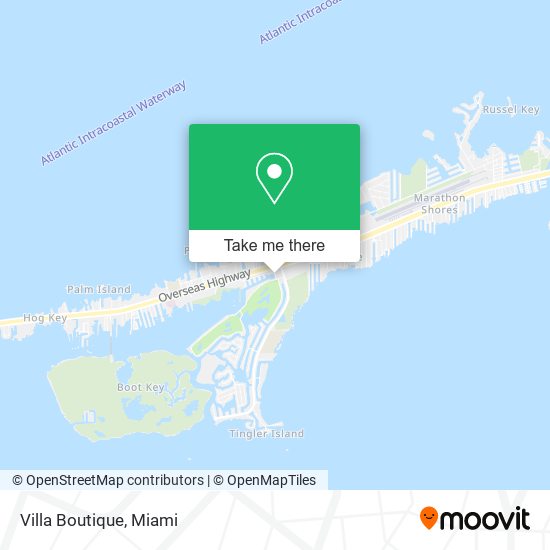 Mapa de Villa Boutique