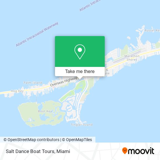 Mapa de Salt Dance Boat Tours