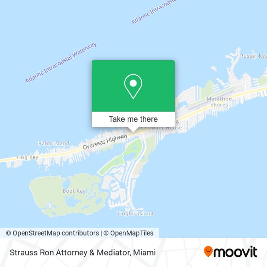 Strauss Ron Attorney & Mediator map