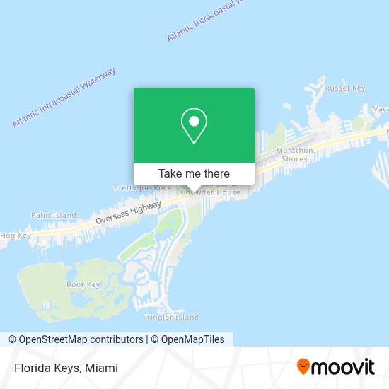 Florida Keys map