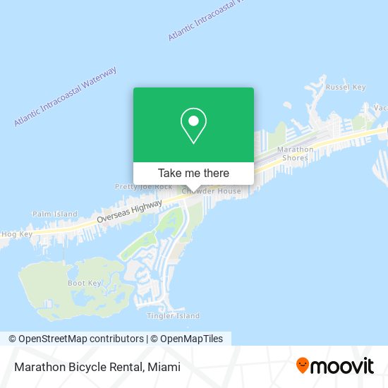 Mapa de Marathon Bicycle Rental