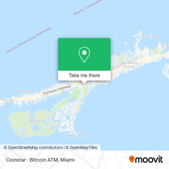 Mapa de Coinstar - Bitcoin ATM