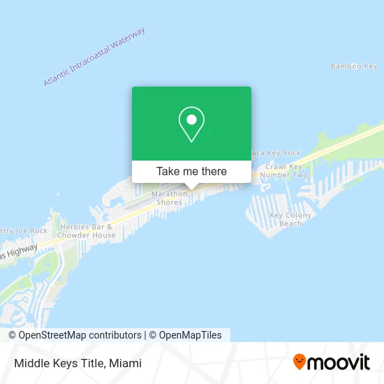 Middle Keys Title map