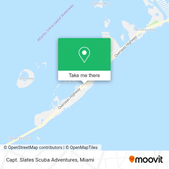 Capt. Slates Scuba Adventures map
