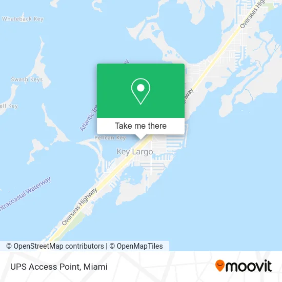 UPS Access Point map