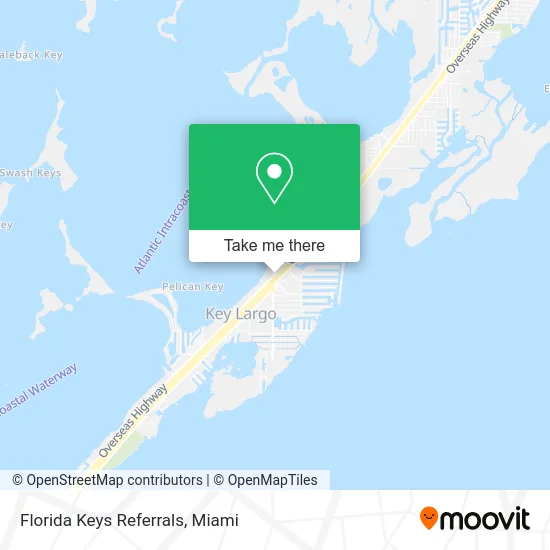 Florida Keys Referrals map