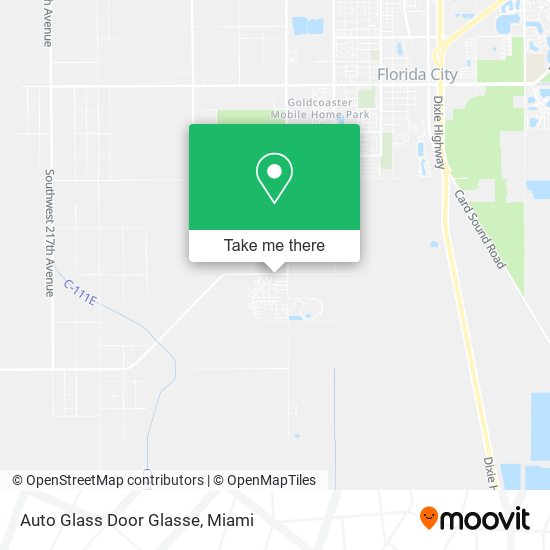 Mapa de Auto Glass Door Glasse