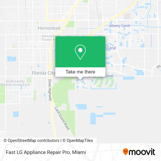 Fast LG Appliance Repair Pro map