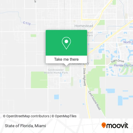 State of Florida map