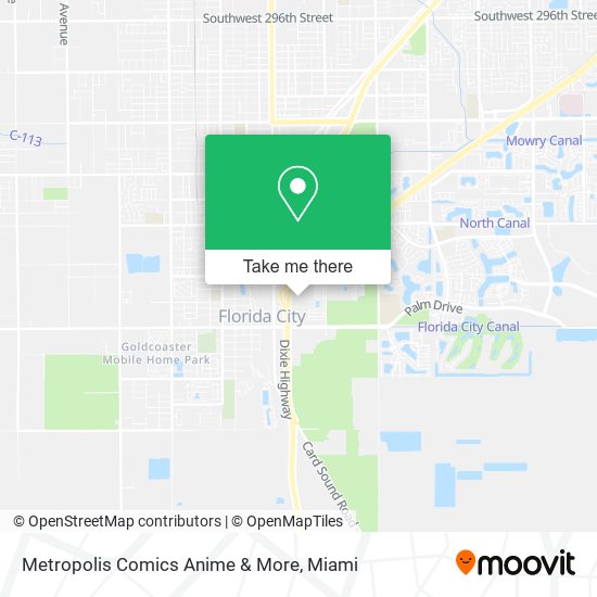 Metropolis Comics Anime & More map